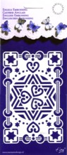 English Embossing Template DC2