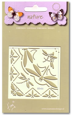 Nature Embossing Stencil - Dragonflies DC4