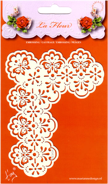 English Embossing Template - La Fleur DC4