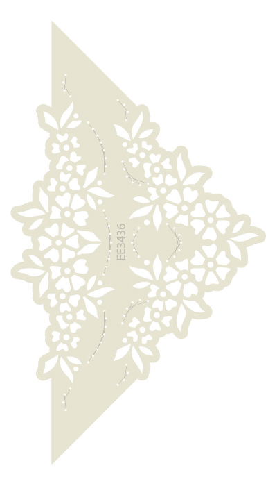 English Embossing Template DAA2