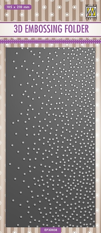 Nellie Snellen 3D Embossing Folder Slimline - Snow