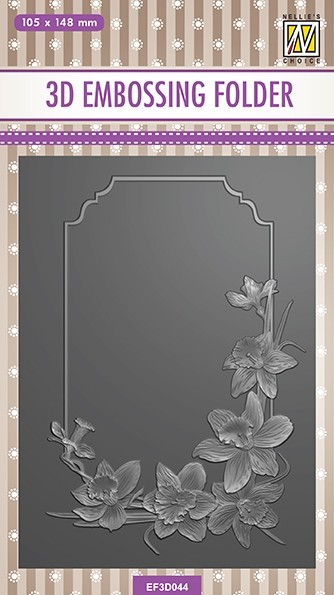 Nellie Snellen 3D Embossing Folder - Daffodil