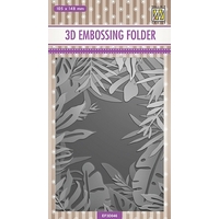 Nellie Snellen 3D Embossing Folder - Tropical Leaves