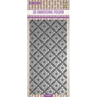 Nellie Snellen 3D Embossing Folder Slimline - Flower Backgrounds