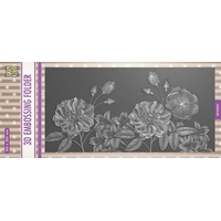 Nellie Snellen 3D Embossing Folder Slimline - Wild Roses