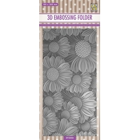 Nellie Snellen 3D Embossing Folder Slimline - Marigolds