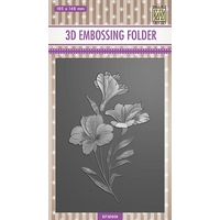 Nellie Snellen 3D Embossing Folder - Rectangle Orchid