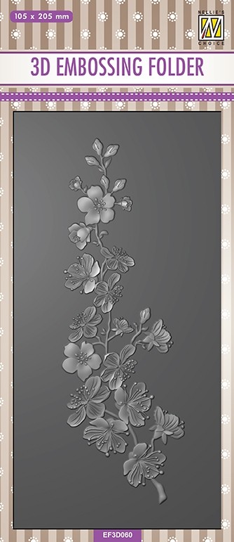Nellie Snellen 3D Embossing Folder - Blossom