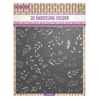 Nellie Snellen Background 3D Embossing Folder -  Branches & Berries