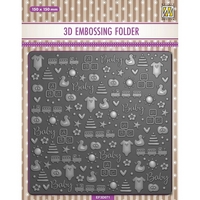 Nellie Snellen Background 3D Embossing Folder -  Babythings