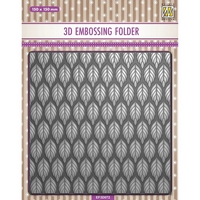 Nellie Snellen Background 3D Embossing Folder -  Leaves