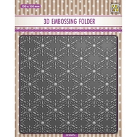 Nellie Snellen 3D Embossing Folder - Christmas Snowflakes