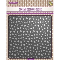 Nellie Snellen 3D Embossing Folder - Cheetah