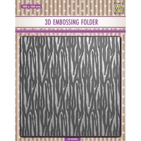 Nellie Snellen 3D Embossing Folder - Zebra