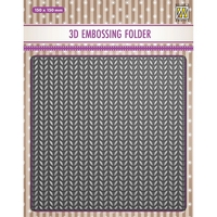 BACK IN STOCK  Nellie Snellen 3D Embossing Folder - Knitting