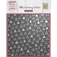 Nellie Snellen 3D Embossing Folder - Triangles