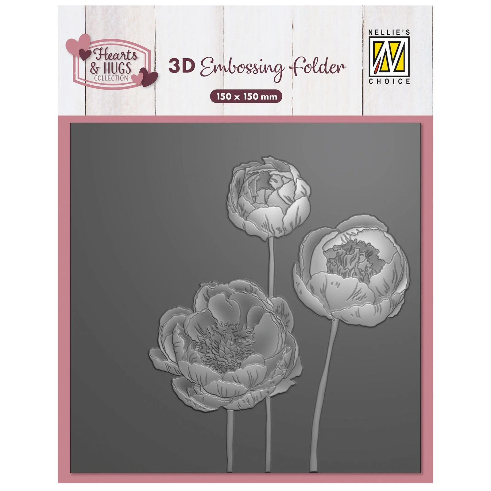 NEW Nellie Snellen 3D Embossing Folder - FLowers
