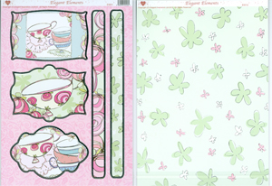 Elegant Elements (10 Pack Foiled & Die Cut Toppers)