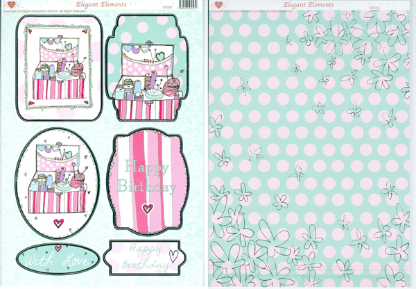 Elegant Elements (10 Pack Foiled & Die Cut Toppers)