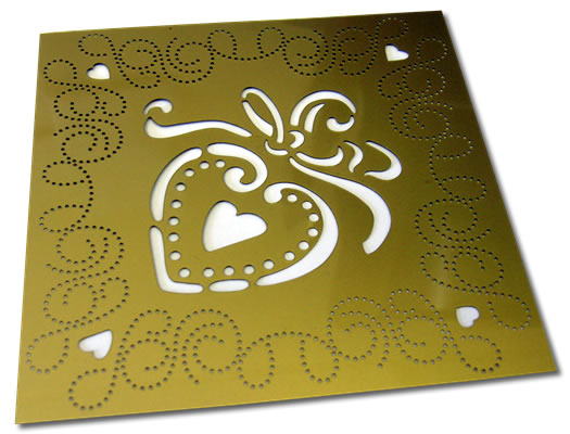 Embossing & Pricking Plastic Stencil DBB2