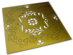 Embossing & Pricking Plastic Stencil DBB2