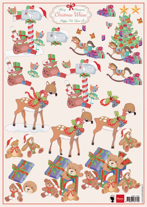 Marianne Design - Design Sheets - Christmas Wishes 3