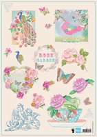 Marianne Design Decoupage Sheets - Rose Garden nr. 1