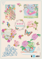 Marianne Design Decoupage Sheets - Rose Garden nr. 1 Marianne Design Decoupage Sheets - Rose Garden nr. 1