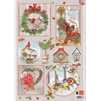 Marianne Design Decoupage Sheets - Country Christmas 2