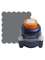 CLEARANCE Fiskars Everywhere Window Punch - Scalloped Square 1.5 CLEARANCE Fiskars Everywhere Window Punch - Scalloped Square 1.5