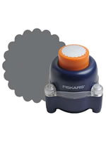 CLEARANCE Fiskars Everywhere Window Punch - Scalloped Circle 2 CLEARANCE Fiskars Everywhere Window Punch - Scalloped Circle 2