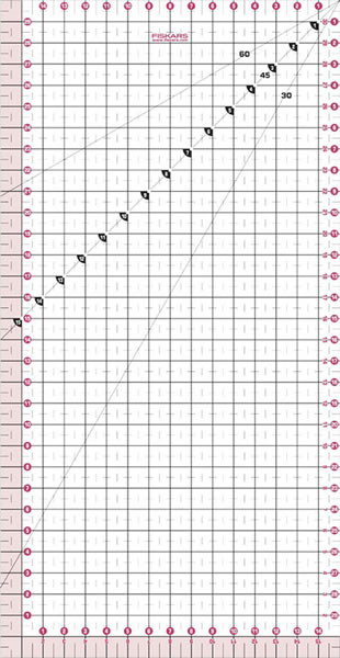 Fiskars Patchword Acrylic Ruler - 6x12