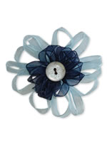 An example of a flower made using the Flower and Bow Maker An example of a flower made using the Flower and Bow Maker