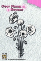 Nellie Snellen Clear Stamp Flowers - Poppies Nellie Snellen Clear Stamp Flowers - Poppies