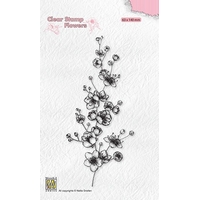 Nellie Snellen Clear Stamp Flowers Blooming Branch - Blossom