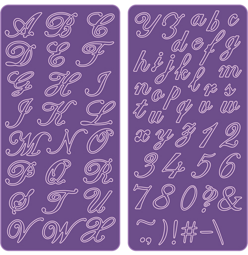 Cheery Lynn Design Dies - Delicate Lace Script Cheery Lynn Design Dies - Delicate Lace Script