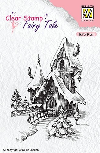 Nellie Snellen Clear Stamp Fairy Tale - Winter Castle