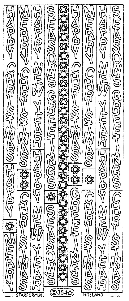 Starform Glitter Stickers