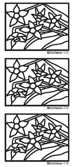 Peel Off Sticker - Daffodil
