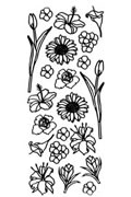 Peel Off Sticker - Mixed Flowers