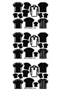 Peel Off Sticker - Football Shirts