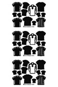 Peel Off Sticker - Football Shirts Peel Off Sticker - Football Shirts