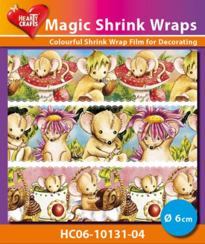 Magic Shrink Wraps - Mouses  6cm