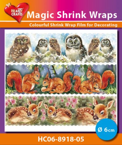 Magic Shrink Wraps - Animals  6cm