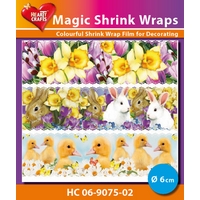 Magic Shrink Wraps, Easter (Ø 6 cm) Magic Shrink Wraps, Easter (Ø 6 cm)