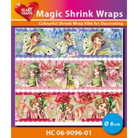 Magic Shrink Wraps, Fairies (Ø 6 cm) Magic Shrink Wraps, Fairies (Ø 6 cm)