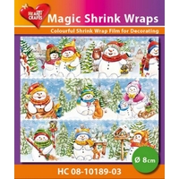 Magic Shrink Wraps, Snowmen ( 8 cm)