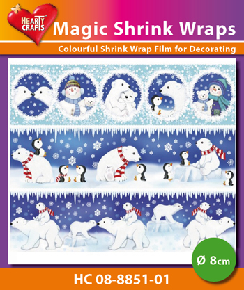 Magic Shrink Wraps, Polar Bears ( 8 cm)