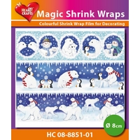 Magic Shrink Wraps, Polar Bears (Ø 8 cm) Magic Shrink Wraps, Polar Bears (Ø 8 cm)