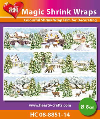 Magic Shrink Wraps - WinterVillage  8cm